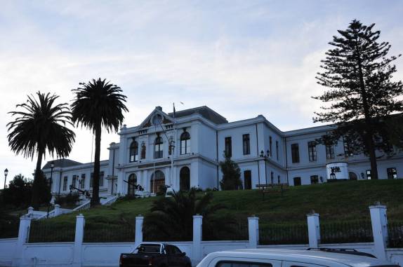 o pomposo Museu da Marinha, em Valparaiso, no Chile